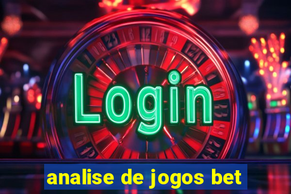 analise de jogos bet